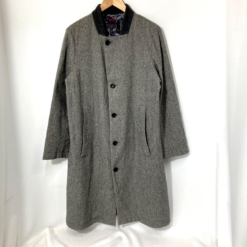 BRU NA BOINNE（ブルーナボイン） ヘリンボーンコート 5288 メンズ