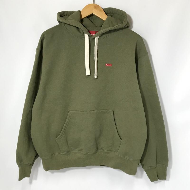 Supreme スモールボックスロゴパーカー 美品 フーディー スエット 裏 