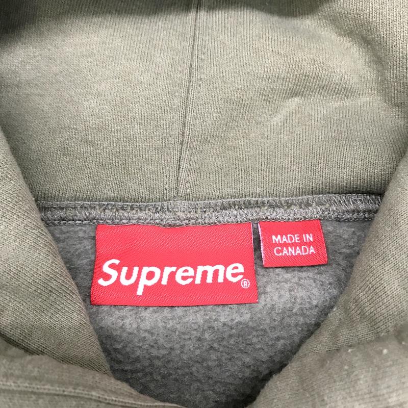 Supreme スモールボックスロゴパーカー 美品 フーディー スエット 裏 