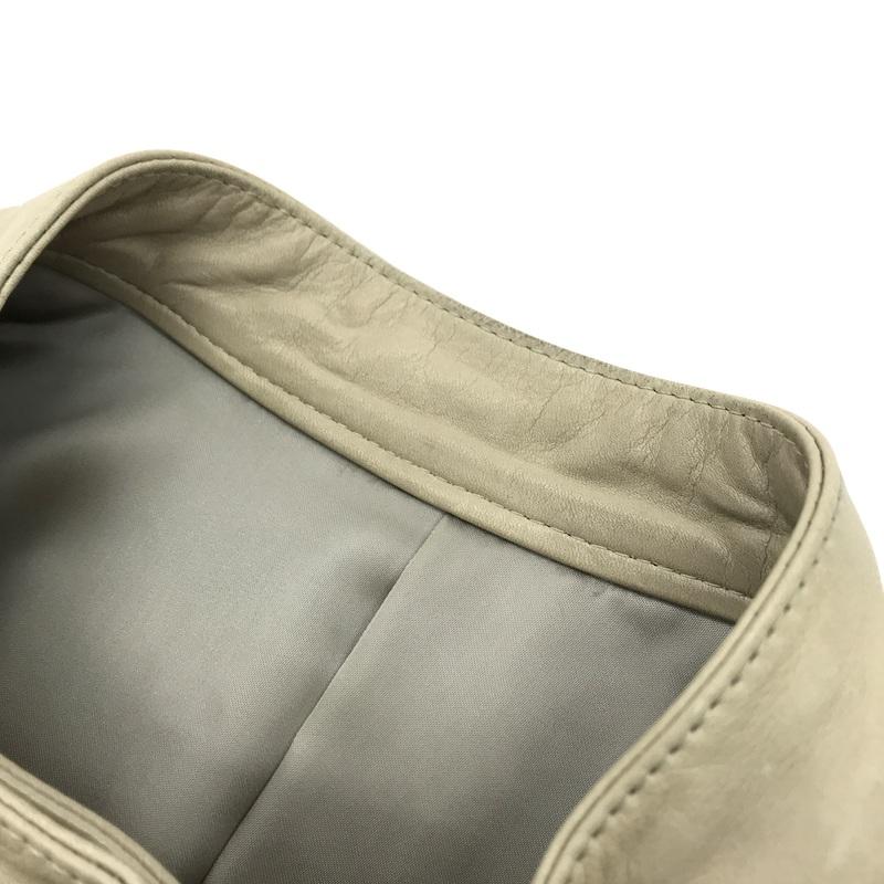 LITHIUM HOMME（リチウム オム） ライダース シングル レザー