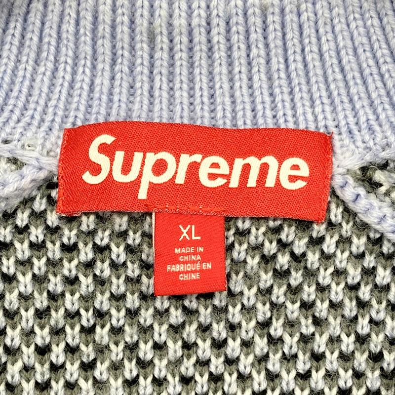 Supreme（シュプリーム） ニット ポロセーター カモフラ柄 Small Box