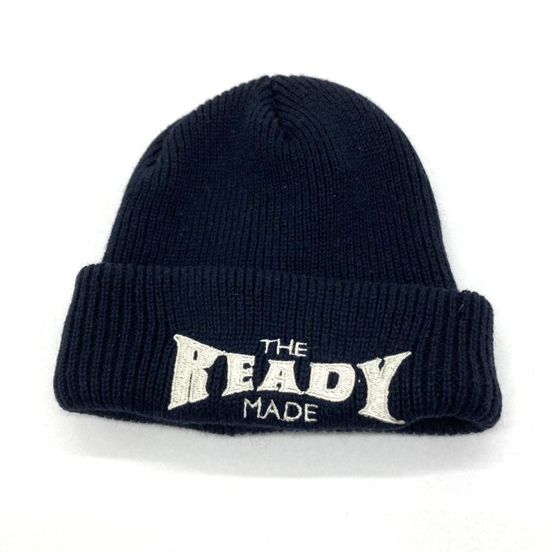 READYMADE ブラック ニット帽 READY MADES（レディメイド） REDYMADE ニットキャップ ニット帽