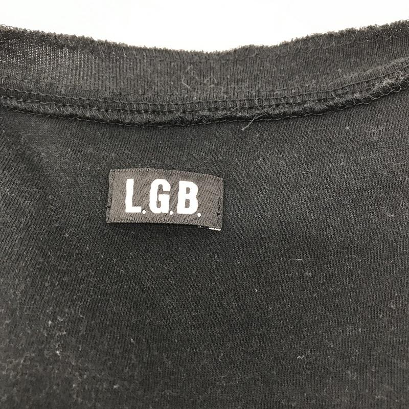 L.G.B. Tシャツ カットソー ヘンリーネック ボタン付き 日本製 半袖 