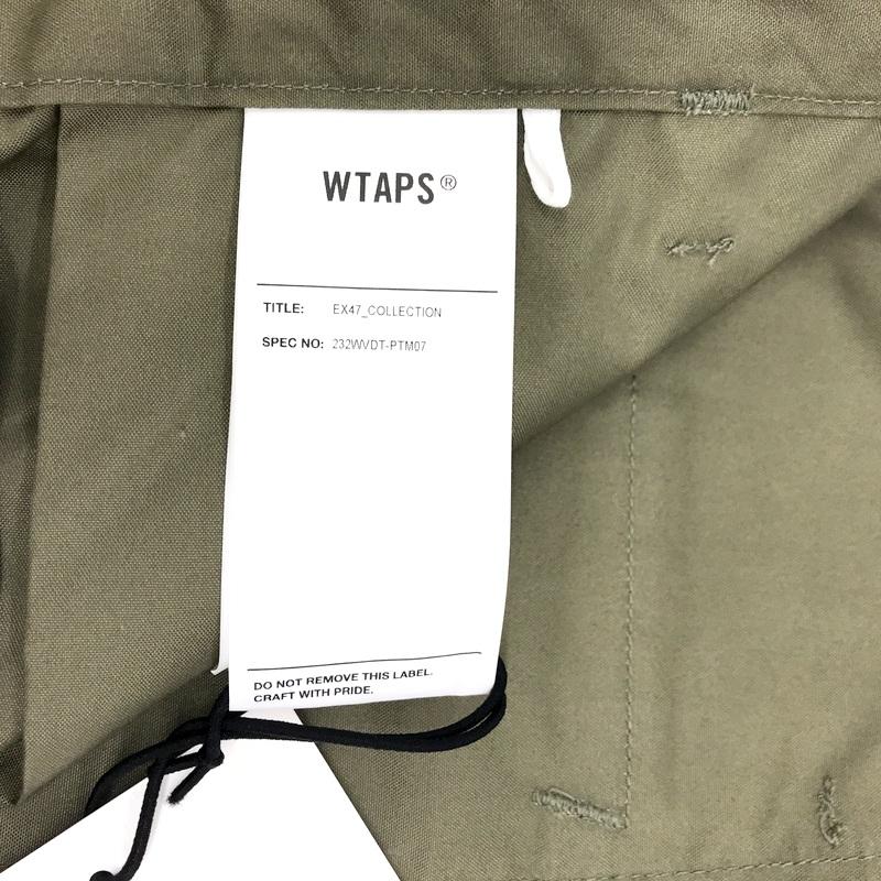 WTAPS カーゴパンツ 232WVDT-PTM07 袋付き ズボン 無地 古着
