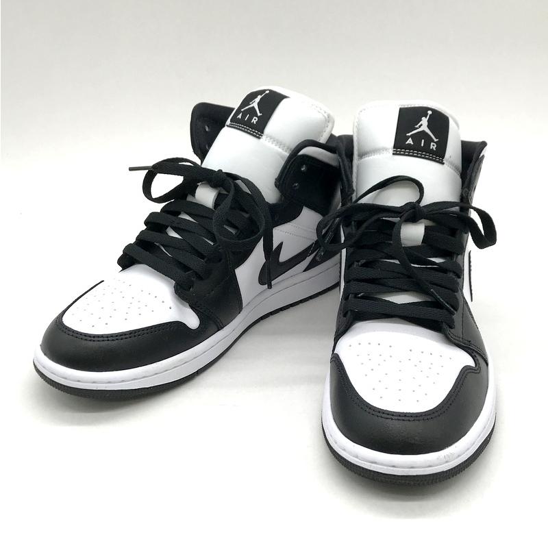 NIKE Nike Womens スニーカー Air Jordan 1 Mid Black White