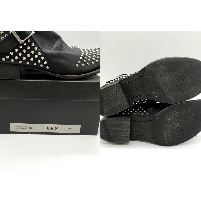 bajra（バジュラ） bajra Kip leather スタッズブーツ 150UG09