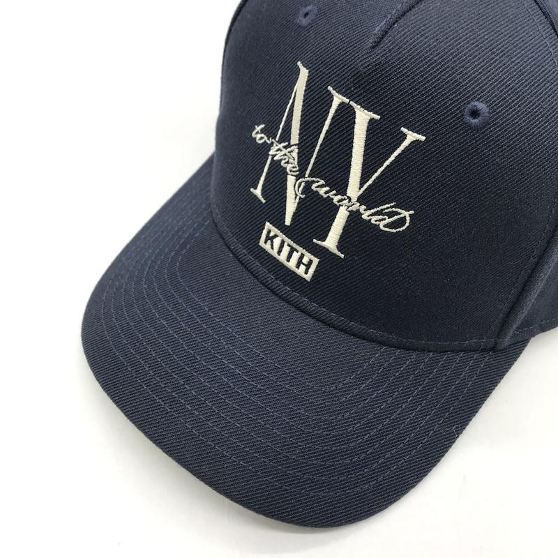 KITH ベースボールキャップ 美品 23-095-060-0019-4-0 帽子 NY KITH ベースボールキャップ 美品 23-095-060-0019-4-0 帽子 NY
