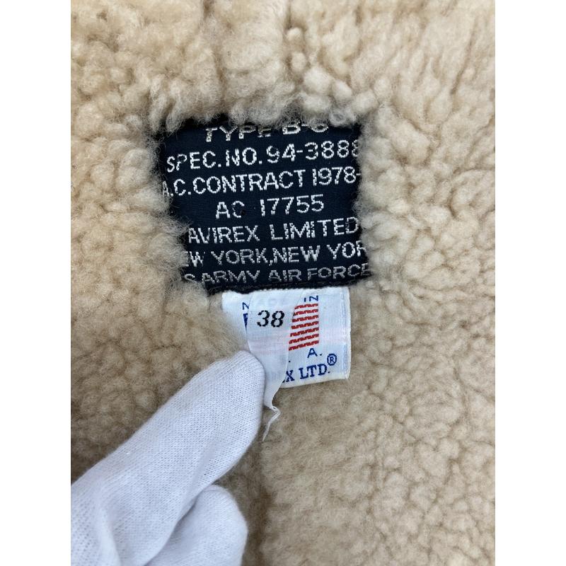 AVIREX（アヴィレックス） B-6 ムートンフライトジャケット レザー