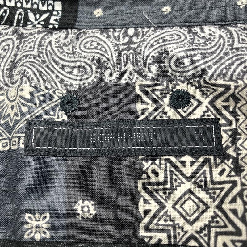 SOPHNET.（ソフネット） シャツ 長袖 SOPH-180020 バンダナ柄 メンズ M