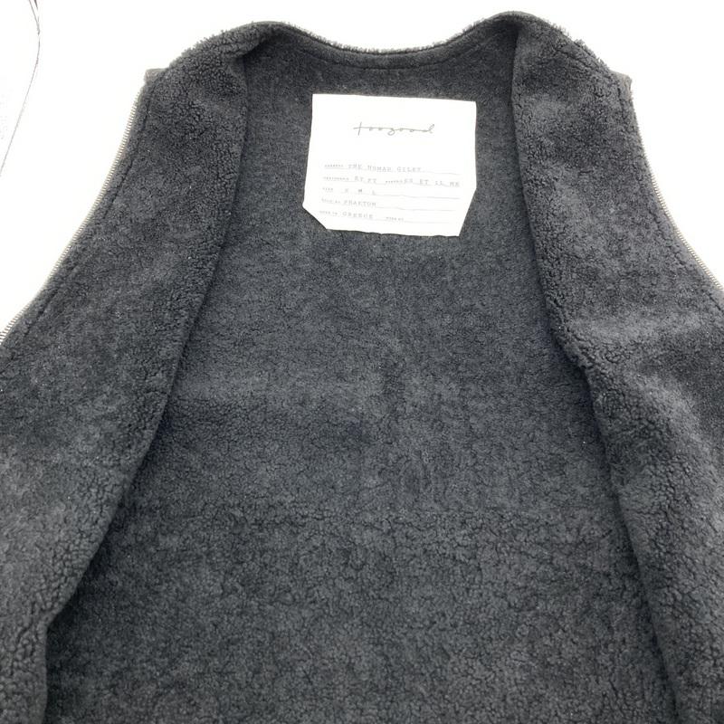 toogood トゥーグッド ベズト ジレ THE NOMAD GILET ノーマッドジレ メンズ Mサイズ ブラック アウター A14859◆の画像