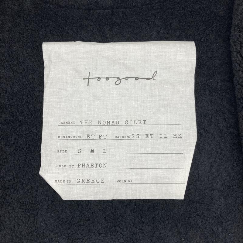 toogood トゥーグッド ベズト ジレ THE NOMAD GILET ノーマッドジレ メンズ Mサイズ ブラック アウター A14859◆の画像
