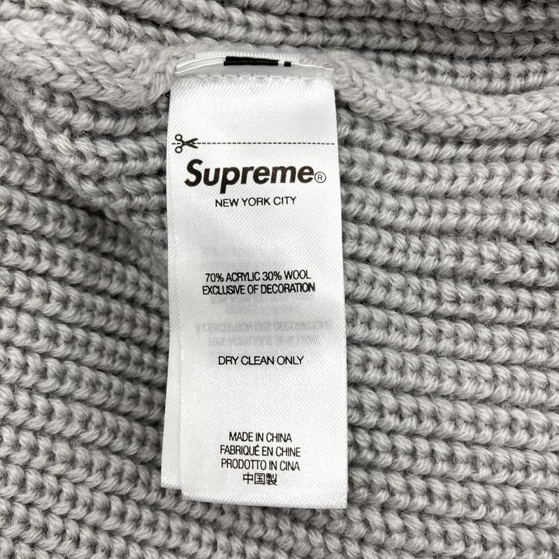 Supreme グレー ロゴ入り セーター S SUPREME】 S Logo Zip Up Hooded Sweatshirt Ash Grey - 24FW (Supreme