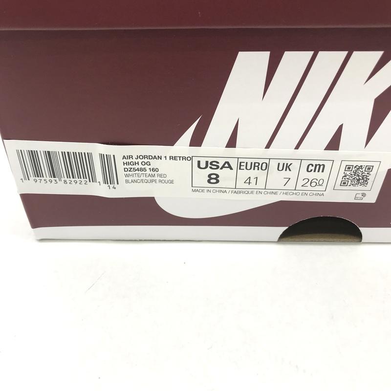 NIKE（ナイキ） スニーカー Air Jordan 1 Retro High OG Artisanal Red