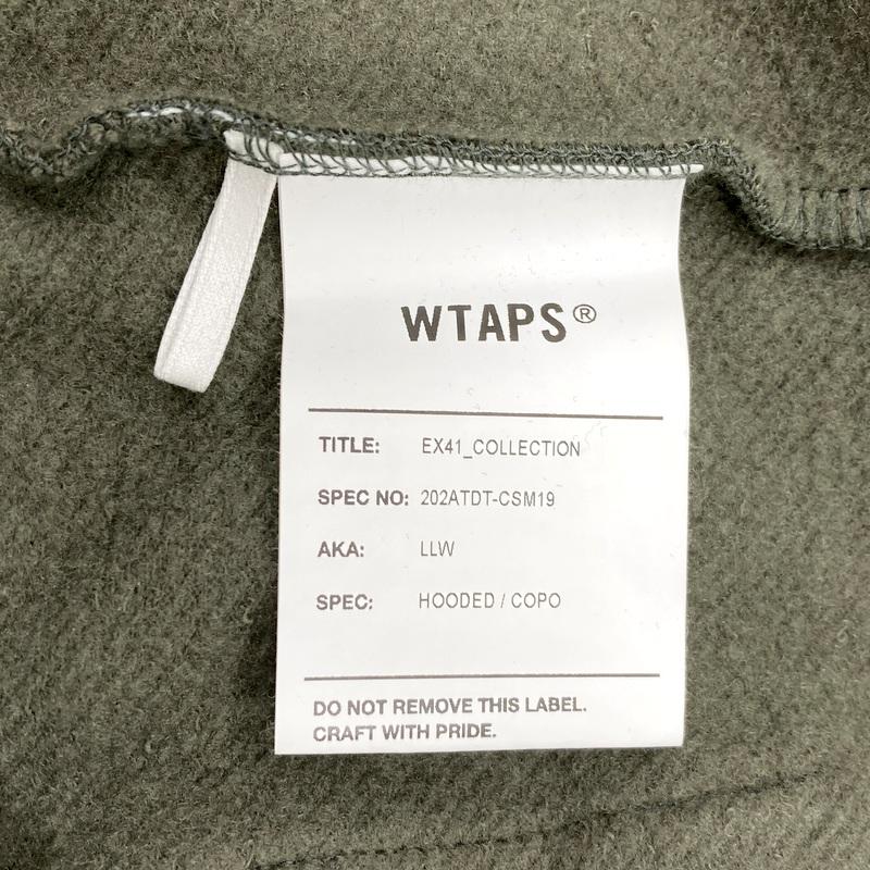 WTAPS（ダブルタップス） パーカー 202ATDT-CSM19 裏起毛 フーディー 