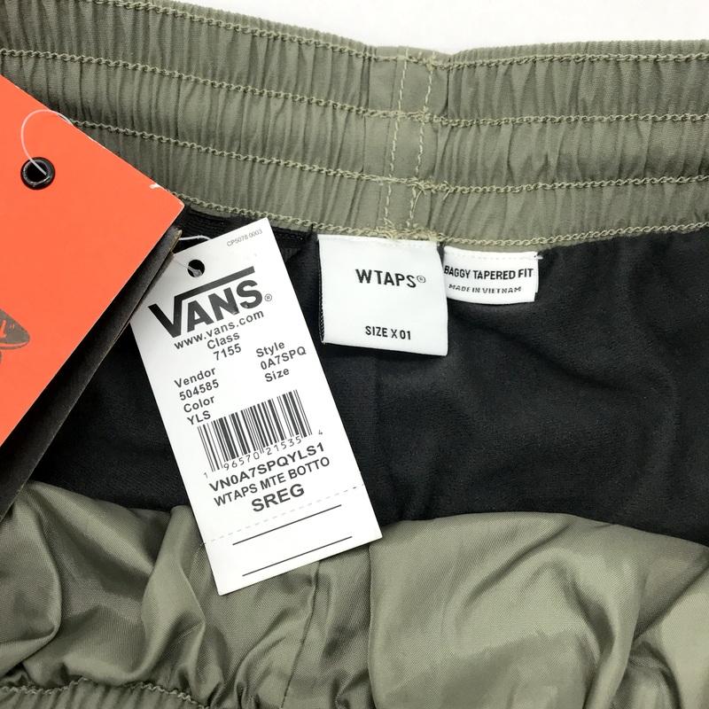 Wtaps Vans コラボパンツ 美中古 WTAPS × VANS カーゴパンツ 美品 VN0A7SPQYLS コラボ トラウザー