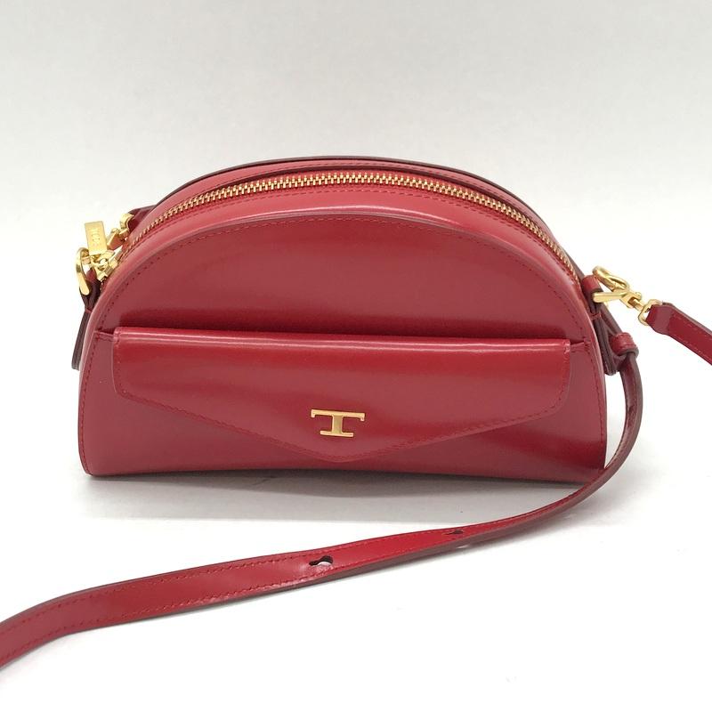 TOD'S ショルダーバッグ CAMERA BAG ポシェット レザー ミニ