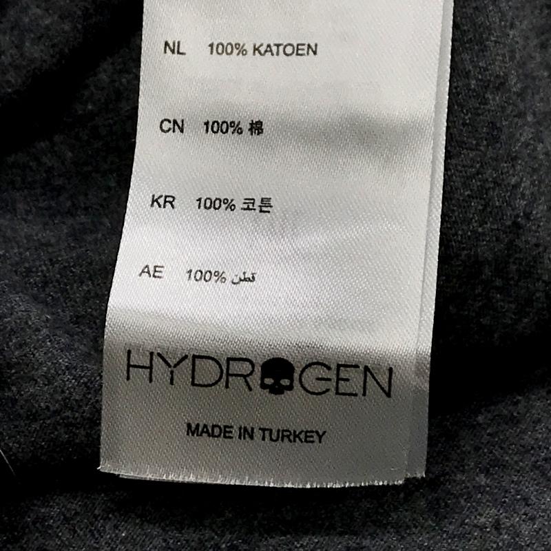 セットアップ ブラック Lサイズ ハイドロゲン TENNIS イタリア製 美品 HYDROGEN（ハイドロゲン） Tシャツ 長袖 カットソー メンズ Lサイズ