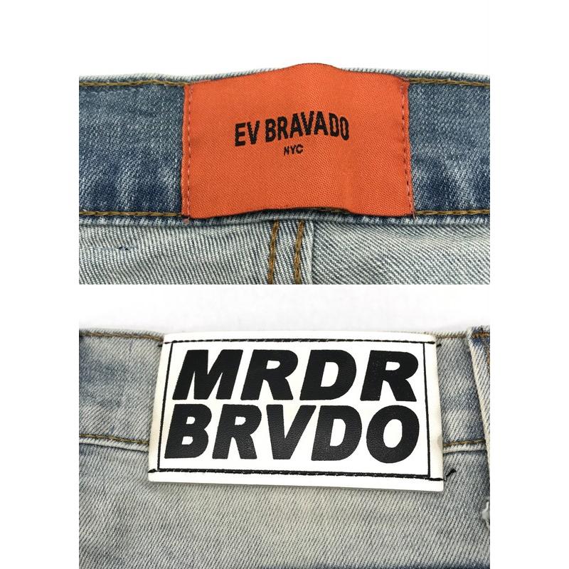EV BRAVADO エブブラバド デニムパンツ クラッシュジーンズ メンズ 