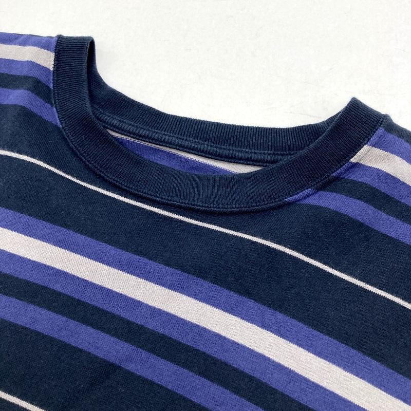 WTAPS 231ATDT-CSM21 ボーダーロンt ネイビーパープル WTAPS（ダブルタップス） 23SS ボーダー ロンT 231ATDT-CSM21 メンズ