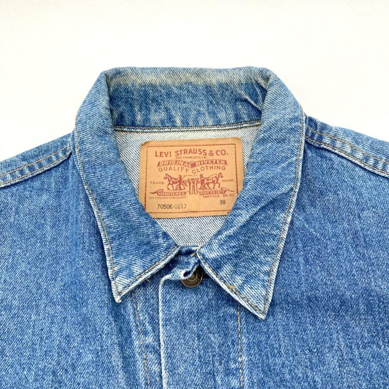 Levi's デニムジャケット サイズ42 70506-0217 Levi's リーバイス デニムジャケット 70506-0217 Gジャン DENIM