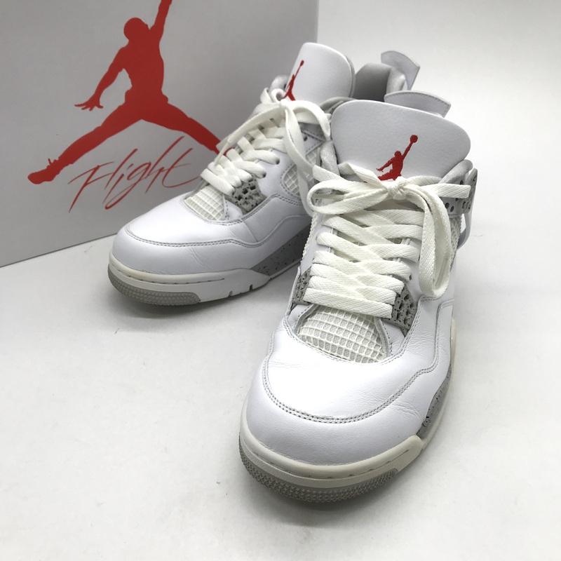 NIKE（ナイキ） スニーカー Air Jordan 4 Tech White CT8527-100 エア