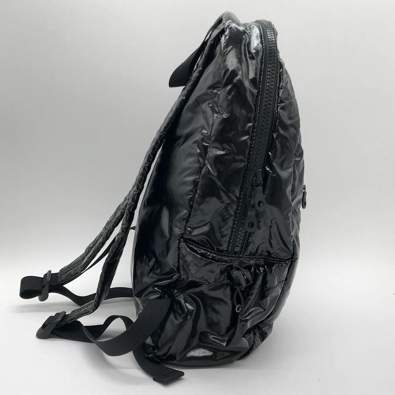 【送料無料】PORTER ポーター　シーレ エナメルリュック　ブラック PORTER ポーター シーレ エナメル リュックサック メンズ