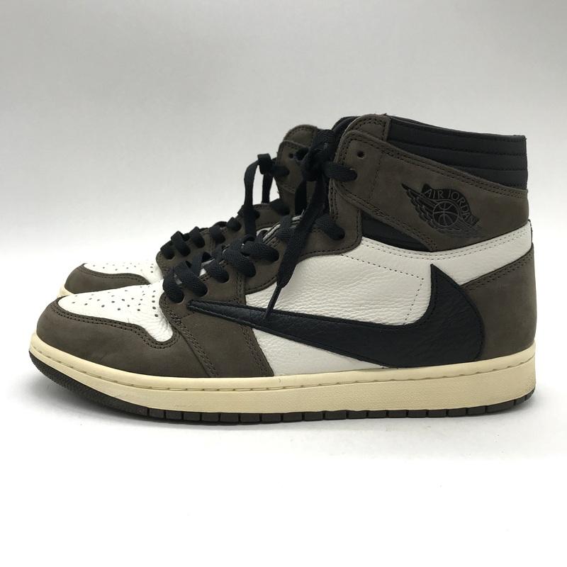 シューズ(男性用) Nike Air Jordan1TravisScottReverse NIKE（ナイキ） Travis Scott Nike トラヴィス スニーカー Air Jordan