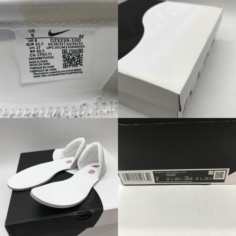 NIKE（ナイキ） CLOT Nike Cortez クロット スニーカー White and Game
