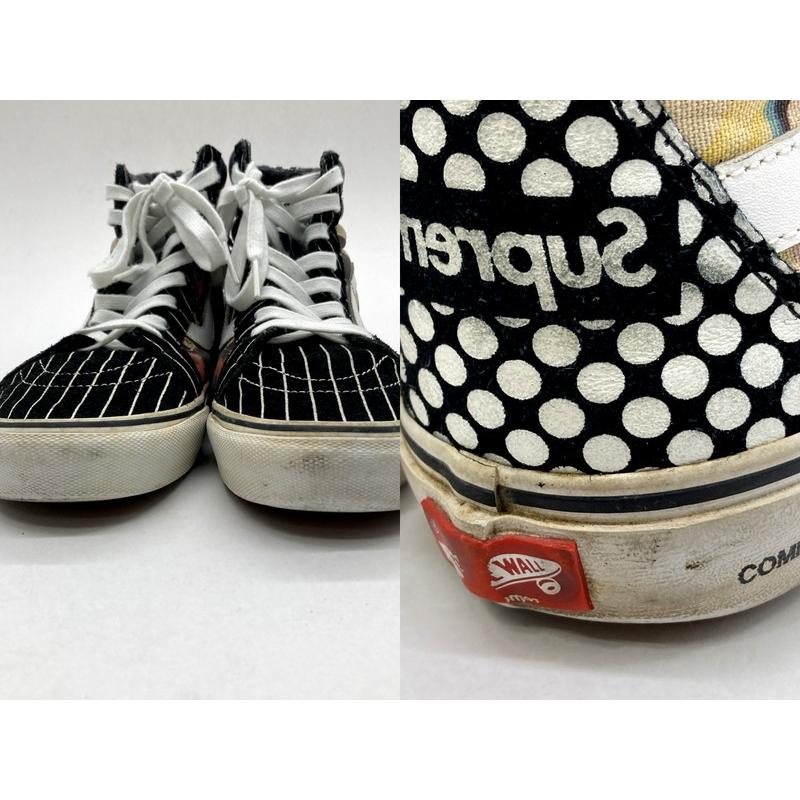 シュプリーム ギャルソン バンズ SK-8HI コラボ ハイカットスニーカー VANS Supreme COMMEdesGARCONS シュプリーム ギャルソン バンズ