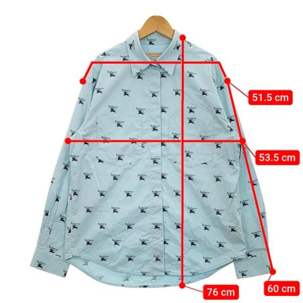 BURBERRY（バーバリー） 長袖シャツ ロゴプリント 総柄 THTHAGAR129SAM 