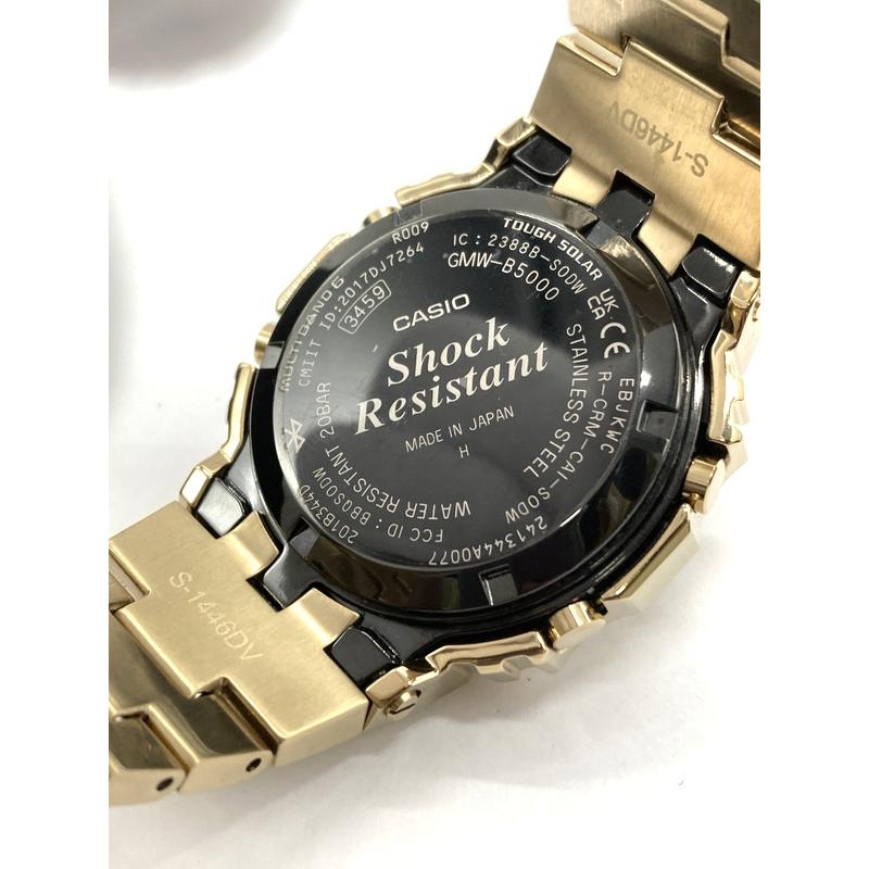 CASIO G-SHOCK GMW-B5000 ゴールド タフソーラー 電波 G-SHOCK CASIO カシオ 腕時計 GMW-B5000 Gショック ソーラー電波