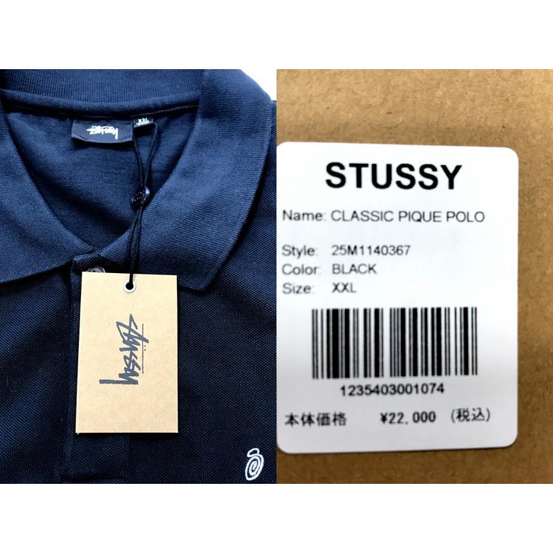 トップス STUSSY CLASSIC PIQUE POLO STUSSY stussy ステューシー ポロシャツ 半袖 CLASSIC PIQUE POLO