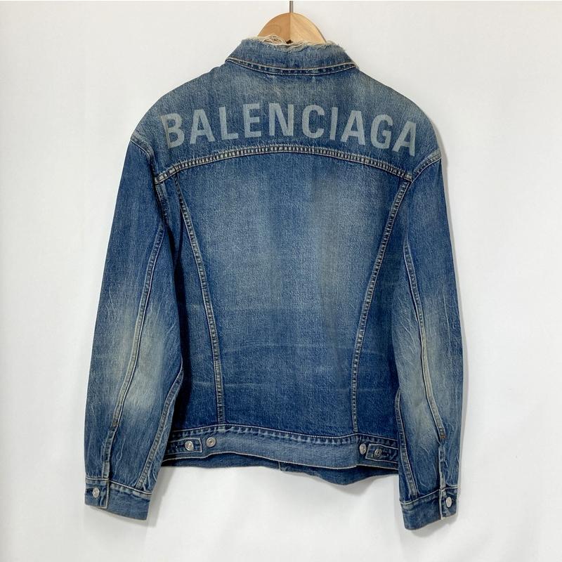 BALENCIAGA バレンシアガ　デニムジャケット　Gジャン タグ付き BALENCIAGA バレンシアガ デニムジャケット Gジャン