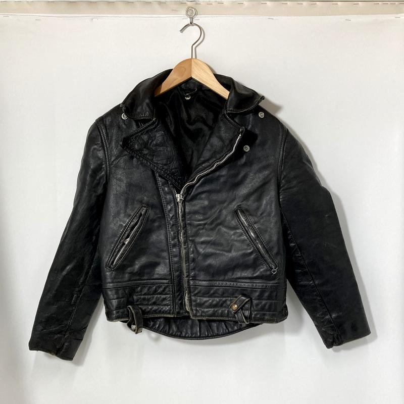 60s ダブルライダースジャケット レザージャケット 革ジャン
