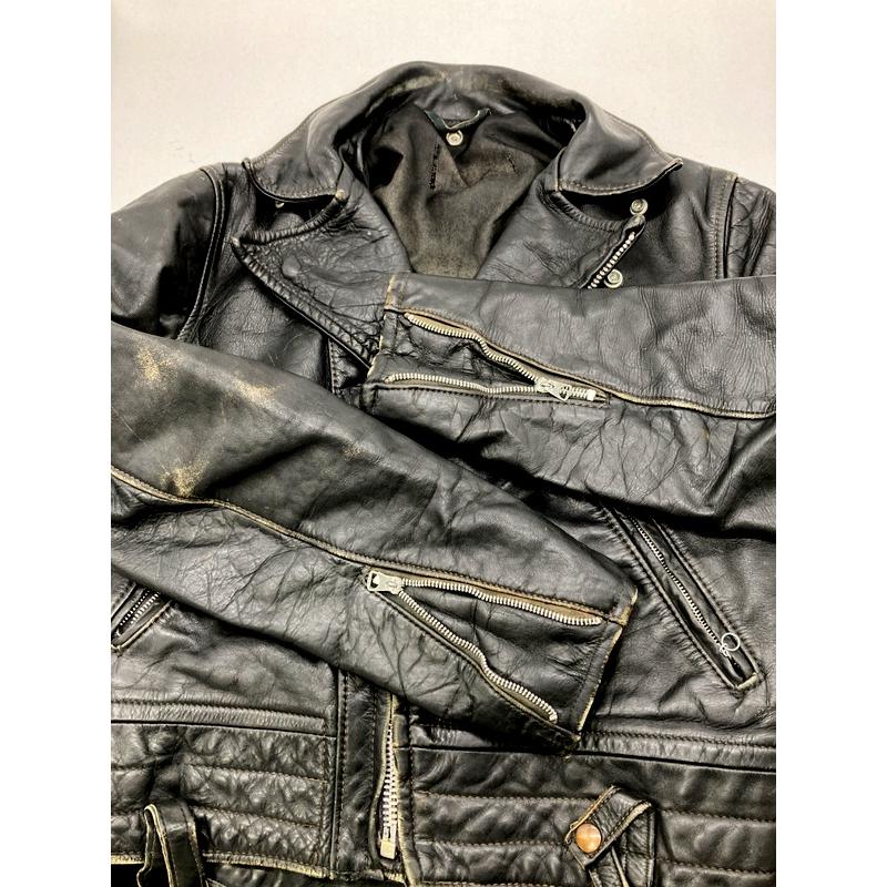 60s ダブルライダースジャケット レザージャケット 革ジャン