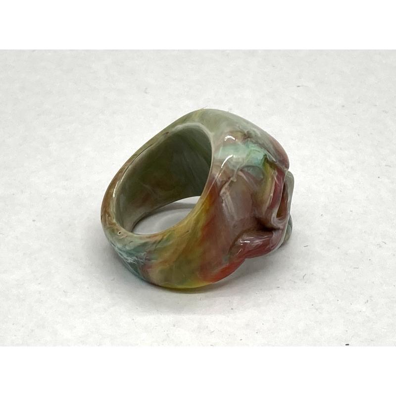 GARNI ガルニ 指輪 Skull Acrylic Ring スカルアクリルリング メンズ