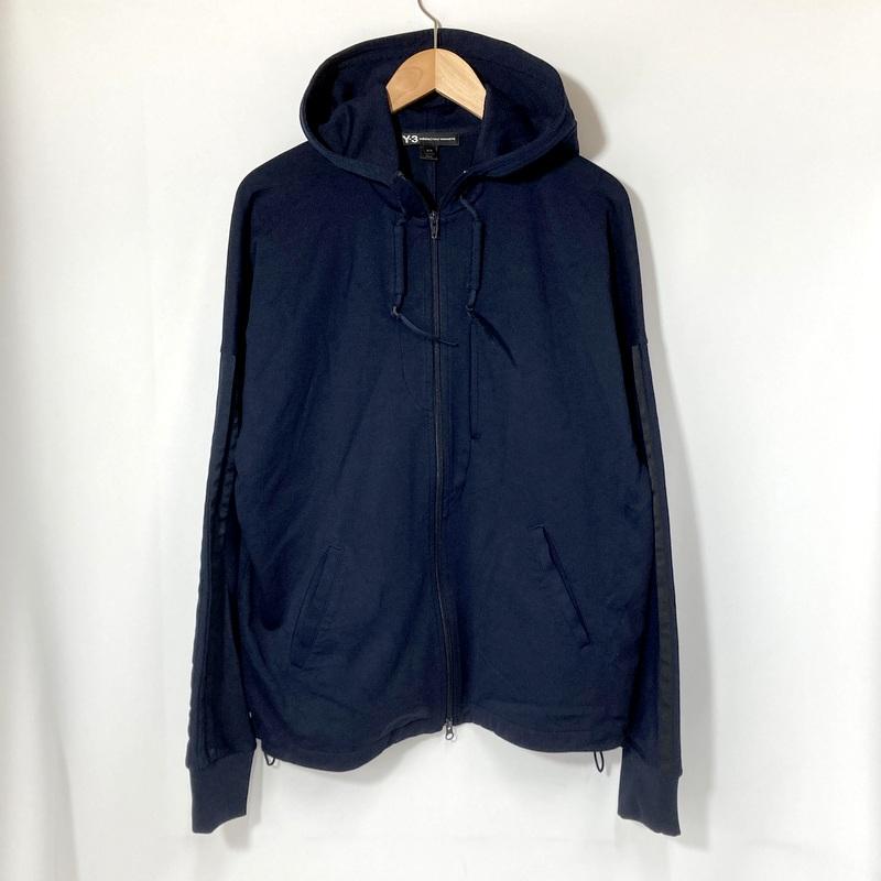 Y-3 ワイスリー ジップパーカー CY6956 THREESTRIPE HOODIE ジップ 