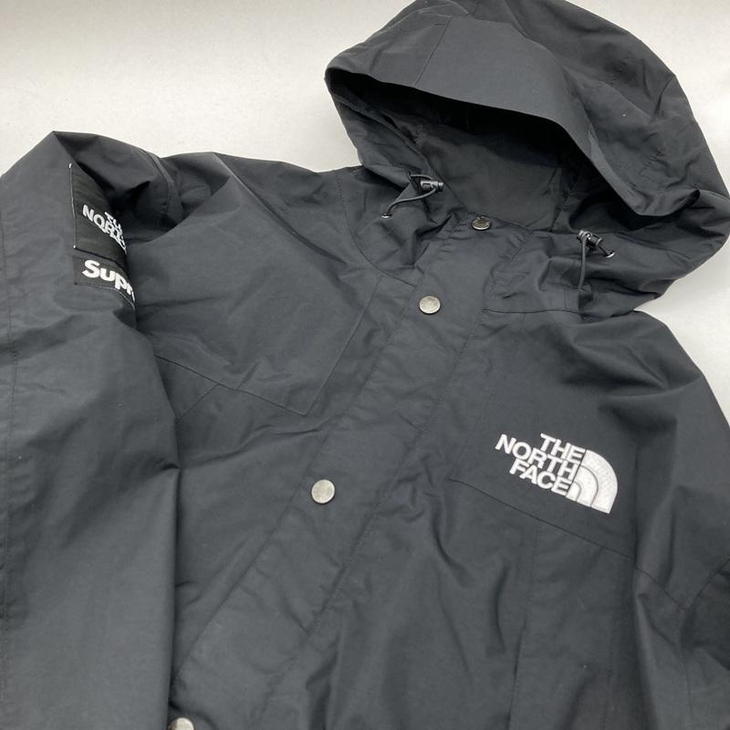Supreme THE NORTH FACE シュプリーム ザノースフェイス マウンテンジャケット スカル メンズ Lサイズ ブラック アウター A14888◆の画像
