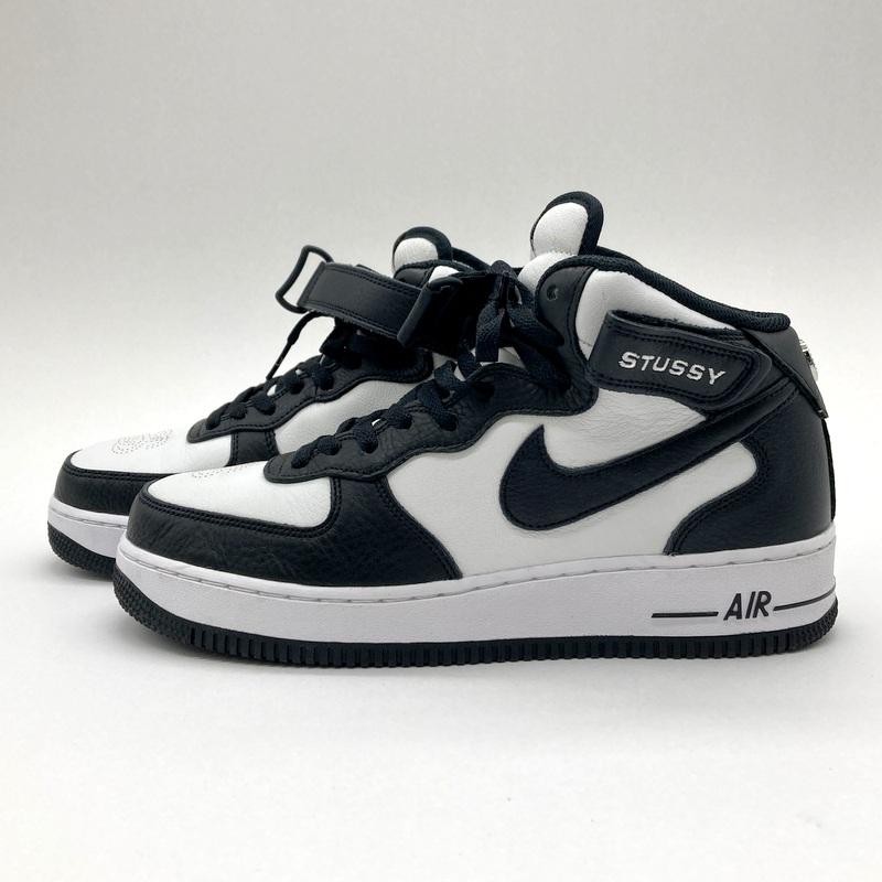 stussy スニーカー 黒/白 NIKE NIKE×STUSSY ナイキ ステューシー スニーカー AIR FORCE 1