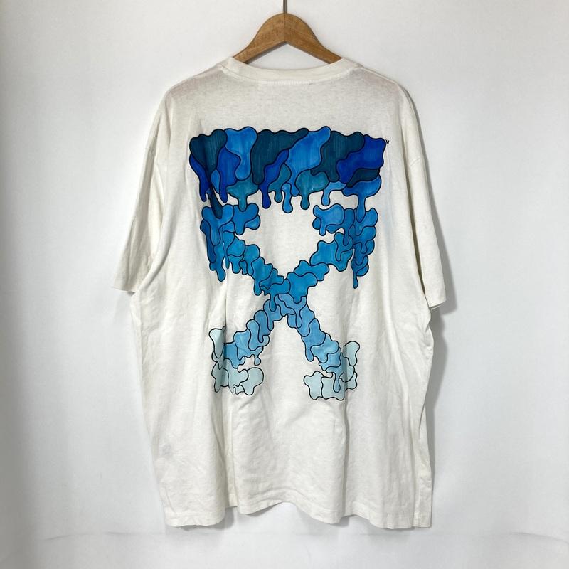 off white（オフホワイト） Tシャツ 半袖 クルーネック Blue Marker S