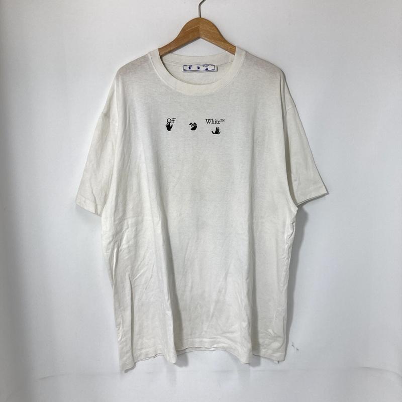 【OFF-WHITE オフホワイト Over Tee ブルーマーカー オーバーサイズ Tシャツ　Lサイズ】  メンズ レディース　福岡県　博多　吉塚　箱崎　天神 OFF-WHITE オフホワイト Over Tee ブルーマーカー オーバーサイズ T