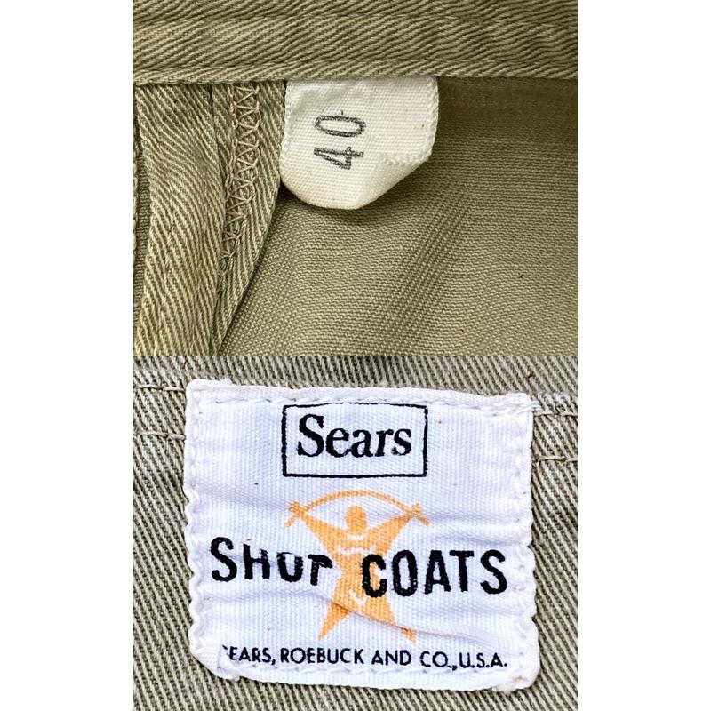 Sears（シアーズ） 60s ショップコート ロング丈 ワークコート 無地