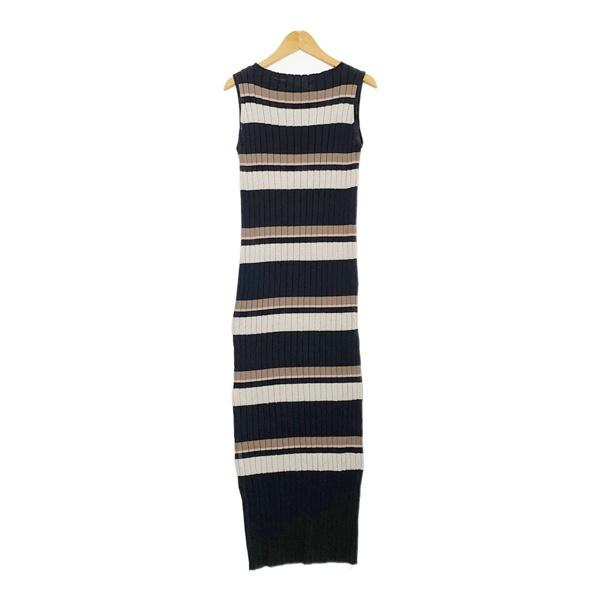 Herlipto ハーリップトゥ ニット ワンピース ボーダー Cotton Striped
