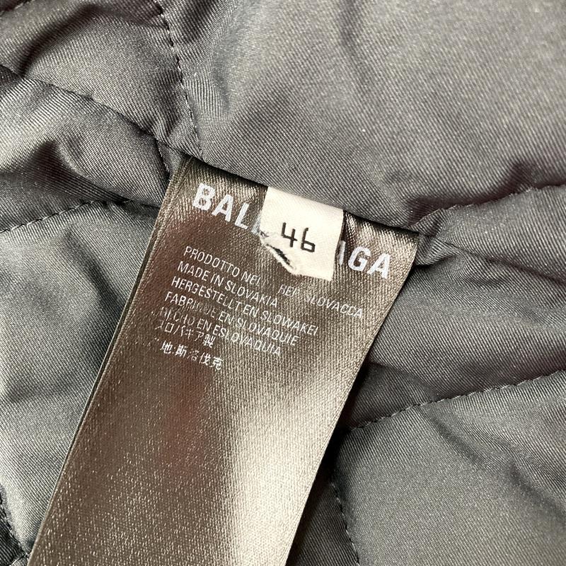 BALENCIAGA バレンシアガ ナイロンジャケット マウンテンジャケット メンズ サイズ46 L〜XL相当 ブラック レッド アウター A15255◆の画像