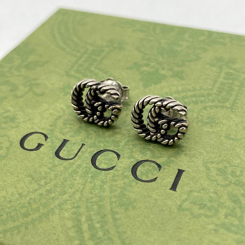 GUCCI（グッチ） GGマーモントスターリングシルバースタッドピアス