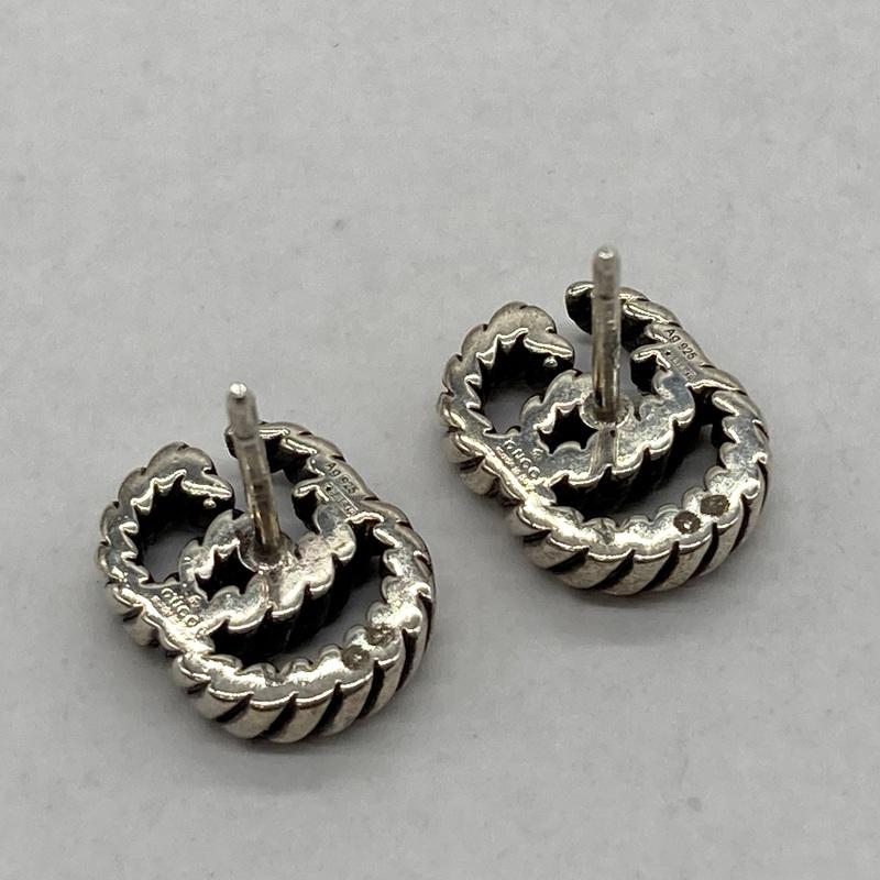 GUCCI（グッチ） GGマーモントスターリングシルバースタッドピアス