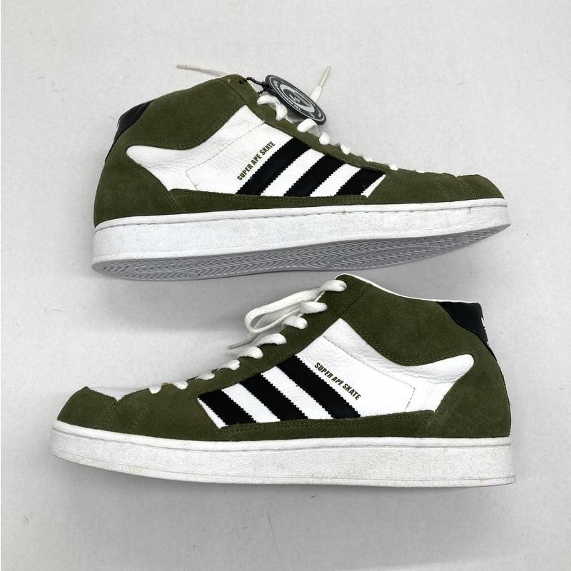 adidas A BATHING APE アディダス エイプ スニーカー SUPERSTAR APE SKATE 040049 観賞用 スーパー エイプ スケート メンズ 29.5cm 靴 B15278◆の画像