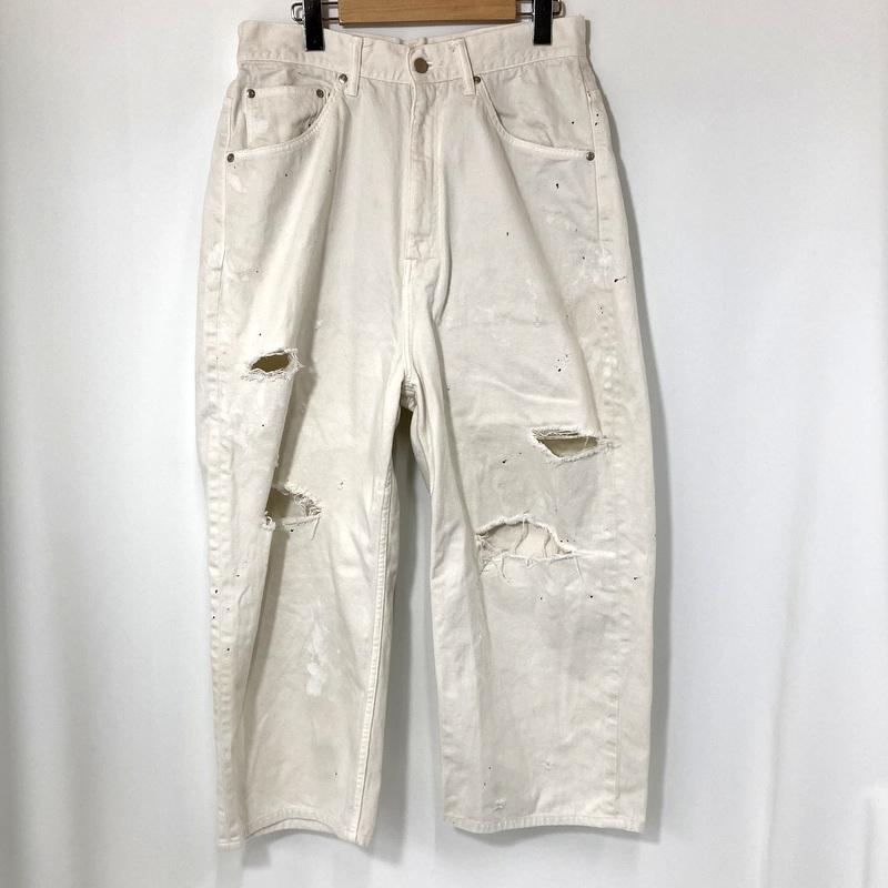 ANCELLM エイジング ワイドデニム ANC-PT77-A AGING WIDE 5P DENIM PANTS | ANCELLM(アンセルム) / パンツ デニム