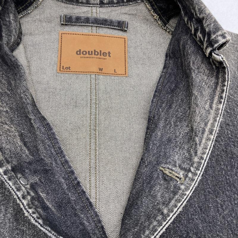 doublet（ダブレット） デニムジャケット 25SS USED FINISH DENIM