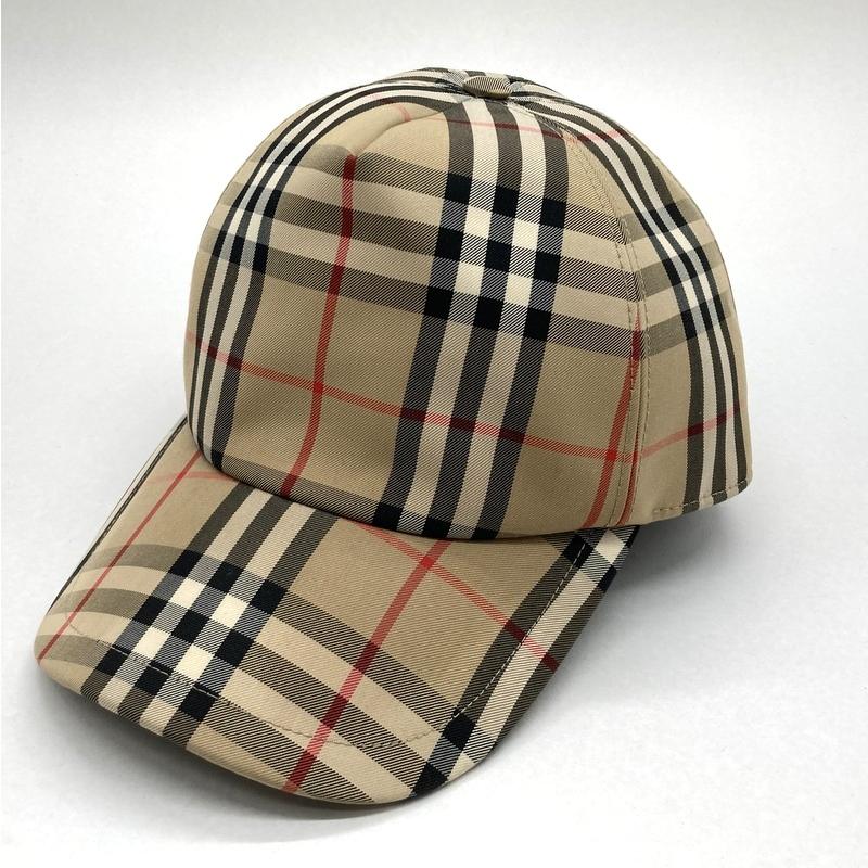 【値下げ】【正規品】Burberry チェック柄 ベースボールキャップ 1点 BURBERRY（バーバリー） 《クーポン》バーバリーキャップ BURBERRY TB